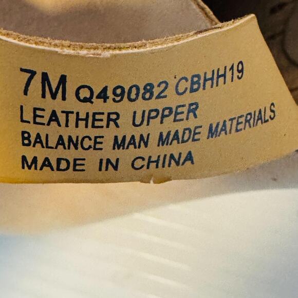 Korks Shoes Women 7 Beige Nude Leather Slingback Buckle Mules Block Heel Comfort - Picture 12 of 13